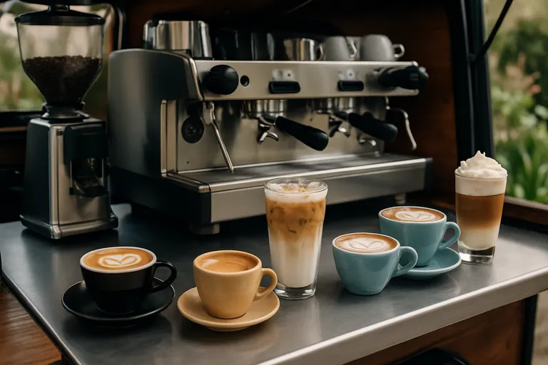 Het aanbod van koffiespecialiteiten